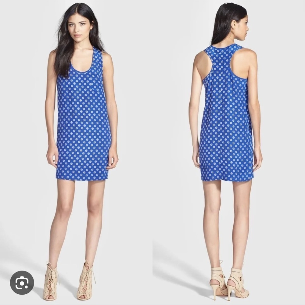 Joie 100% Silk Peri D Ship Helm Racerback Mini Tank Nautical Dress Size Small